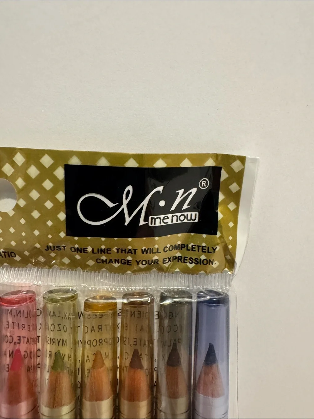 Me now Cosmetic Lip Eyeliner Pencil Set Includes 12 Vibrant Colors